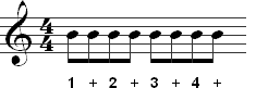 How to count 8th notes
