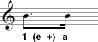 Counting a dotted 8th / 16th rhythm