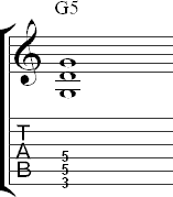 G5 power chord