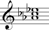 Ab minor chord