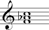 F minor chord