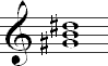 G# minor chord